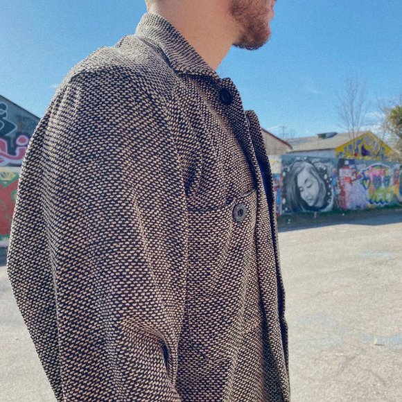 Vintage Marc Baxis LA Textured Button Down Grunge - Picture 2 of 9